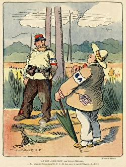 Frenchmen Collection: Cartoon, The Good Alphabet, WW1