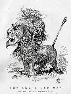 Acte Gallery: Cartoon, The Grand Old Man (Gladstone)