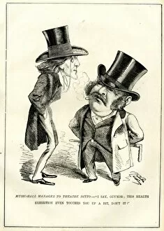 Cartoon, Henry Irving and Harry Hart