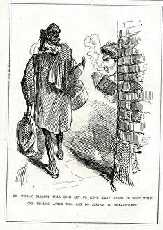 Images Dated 22nd August 2017: Cartoon, Henry Irving and Wilson Barrett