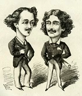 Images Dated 20th April 2017: Cartoon, The Two Herberts (Gladstone and Reeves)