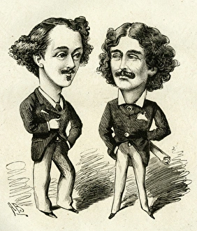 Images Dated 20th April 2017: Cartoon, The Two Herberts (Gladstone and Reeves)
