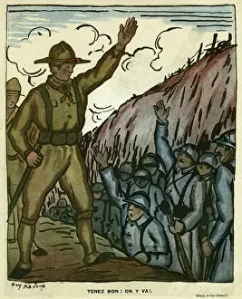 Cartoon, Hold On, Lets Go, WW1