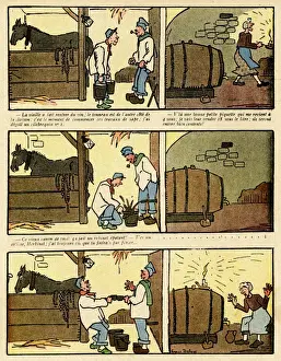 Stealing Prints: Cartoon, How to get hold of some plonk, WW1