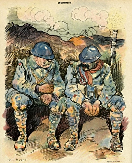 Muddy Gallery: Cartoon, Holy France! WW1