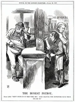 Images Dated 22nd January 2020: Cartoon, The Honest Potboy (Disraeli and Reform)