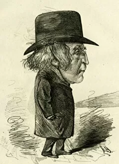 Shabby Gallery: Cartoon, Horace Wigan, actor, dramatist and manager
