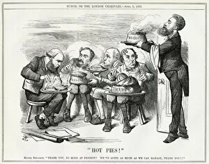 Disraeli Gallery: Cartoon, Hot Pies! (Disraeli and Foreign Affairs)