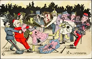 Intervention Prints: Cartoon impression of the Russo-Japanese War 4 of 5