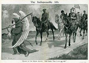 Ally Gallery: Cartoon, The Indispensable Ally, WW1