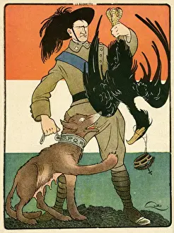 Grim Prints: Cartoon, On the Isonzo, WW1