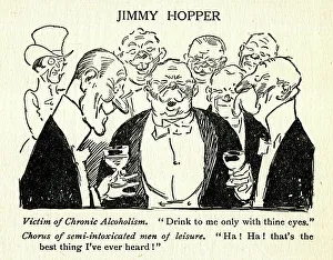 Jimmy Prints: Cartoon, Jimmy Hopper, Drink to me only with thine eyes