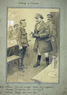 Killing Prints: Cartoon, Killing a Grouse, WW1