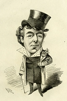 Images Dated 21st April 2017: Cartoon, the late Mr Joseph Eldred, operetta singer