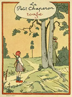 Rouge Prints: Cartoon, Little Red Riding Hood