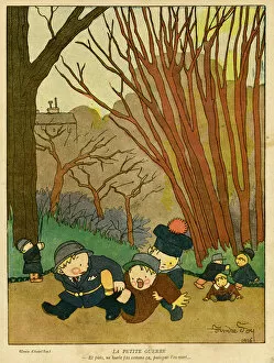 Pretending Gallery: Cartoon, The Little War, WW1
