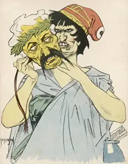 Worn Prints: Cartoon / Locarno, 1925
