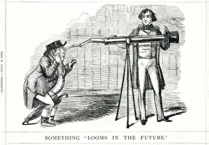 Images Dated 20th December 2019: Cartoon, Something Looms in the Future