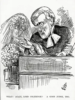Augusta Gallery: Cartoon, Lord Coleridge, A Good Judge, Too