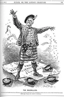 Cartoon, The Macmillion (Andrew Carnegie)
