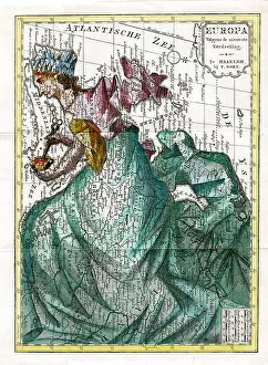 Cartoon Map of Europe