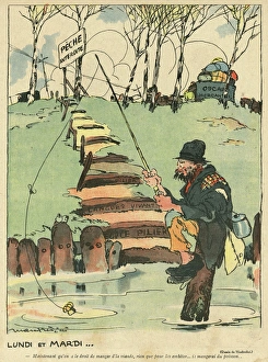 Images Dated 16th October 2015: Cartoon, Monday and Tuesday, WW1