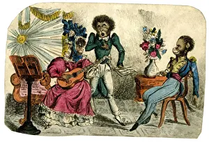 Cartoon, Monkey Soiree