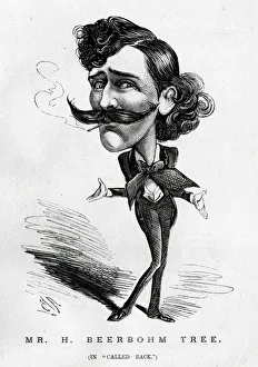 Novella Collection: Cartoon, Mr Herbert Beerbohm Tree, actor