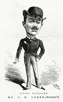 Acte Gallery: Cartoon, Mr J H Cobbe, Acting Manager