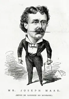 Tenor Prints: Cartoon, Mr Joseph Ms, English tenor singer