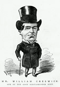 Actors Collection: Cartoon, Mr William Creswick, English actor