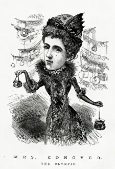 Cartoon, Mrs Conover, Olympic Theatre, London