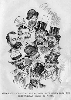 Cartoon, Music hall proprietors