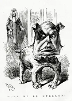 Republican Gallery: Cartoon, Will He Be Muzzled?
