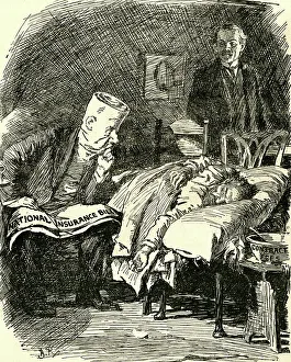 Reference Prints: Cartoon, National Insurance Bill