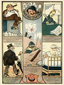 Cartoon, No need to worry, WW1