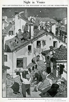 Cartoon, Night in Venice Cartoon, Night in Venice