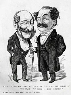 Senior Gallery: Cartoon, Two Obadiahs, the morals of the stage