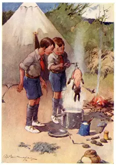 Cartoon, The Officers Mess - Boy Scouts