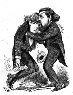 Images Dated 21st April 2017: Cartoon, Oscar Wilde and William Wilde