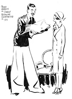 Images Dated 15th February 2018: Cartoon of Oxford bags, 1925