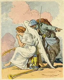 Cartoon, Peace, WW1