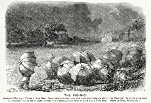 Picnics Prints: Cartoon, Pic-nic