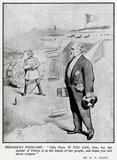 Conquer Gallery: Cartoon, Poincare and Kaiser, WW1