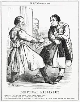 Reform Prints: Cartoon, Political Millinery (Disraeli and Reform)