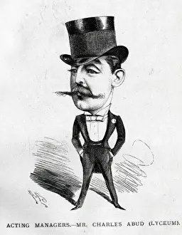 Cartoon portrait, Mr Charles Abud, Acting Manager