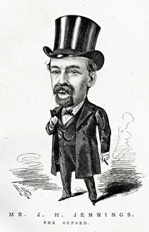 Acte Gallery: Cartoon portrait, Mr J H Jennings, The Oxford