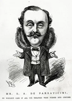 Acte Gallery: Cartoon portrait, Mrs A de Parravicini