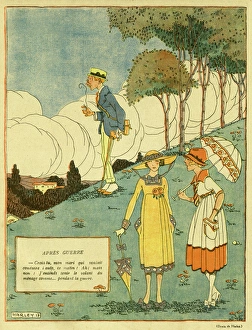Cartoon, Prediction of role reversal after the war, WW1 Cartoon, Prediction of role reversal after the war, WW1