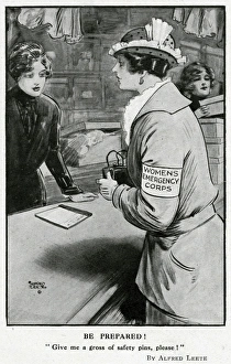 Pins Gallery: Cartoon, Be Prepared! WW1